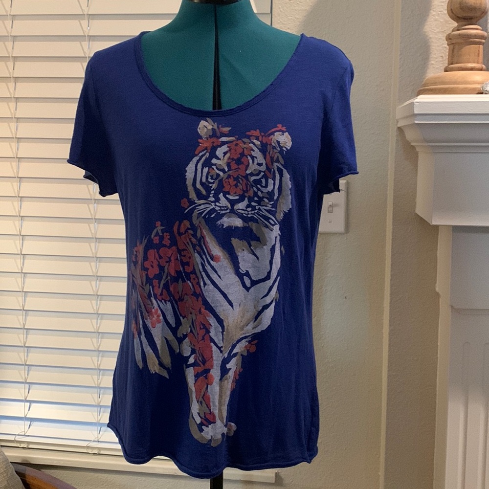 Lucky Brand Art Tiger Top